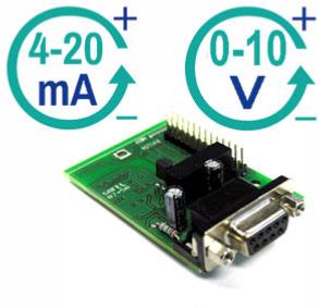 Option MS100 : CARTE SORTIE ANALOGIQUE 0-10V / 4-20mA MS100xAOUT